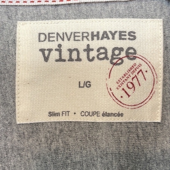 Denver Hayes Vintage Flannel Button Down Plaid Shirt With Snaps - Size Large - Picture 4 of 12